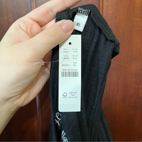 J. Crew Black Linen Tee Tank - Picture 4 of 5